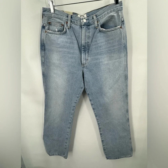 AGOLDE PINCH WAIST KICK FLARE IN RIPTIDE JEANS SIZE 30 B1219 - Picture 3 of 8